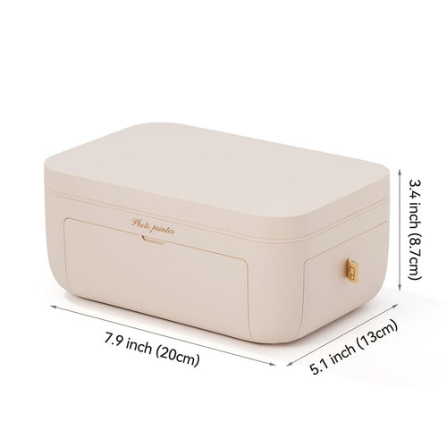 4X6 Photo Printer, +20 Sheets & 1 Ribbon, Wi-Fi Wireless Instant Picture Printer for Iphone, Android, Smartphone, AR Video Printing, Portable Photo Printers for Home Use, Thermal Dye-Sublimation Printer